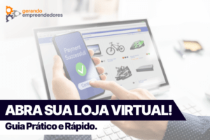 abra sua loja virtual - vendedor ecommerce feliz após abrir sua loja virtual e vender muito